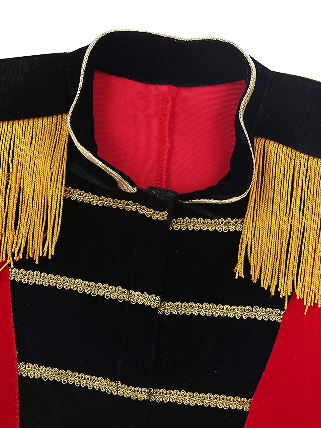 Men's Red and Black Tailcoat Circus Ringmaster Costume